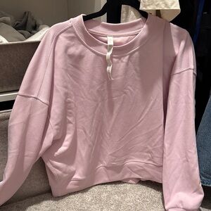 Lululemon pink crew neck women's